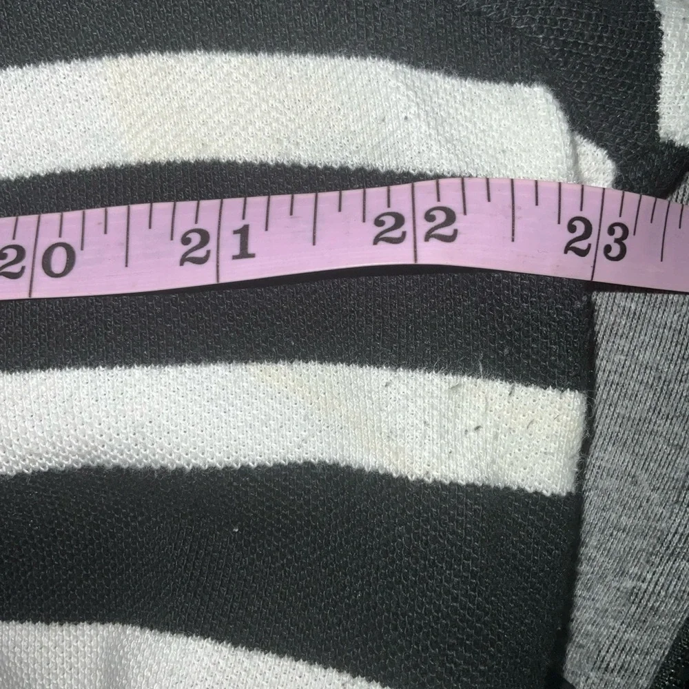 Ralph Lauren Black and White Striped Polo Shirt